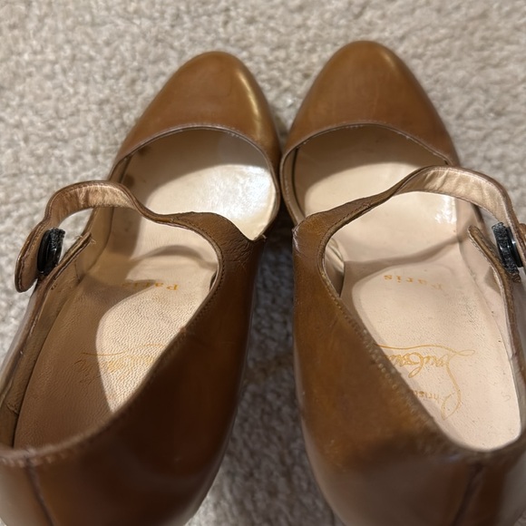 Christian Louboutin Brown Leather Mary Janes - Picture 8 of 8